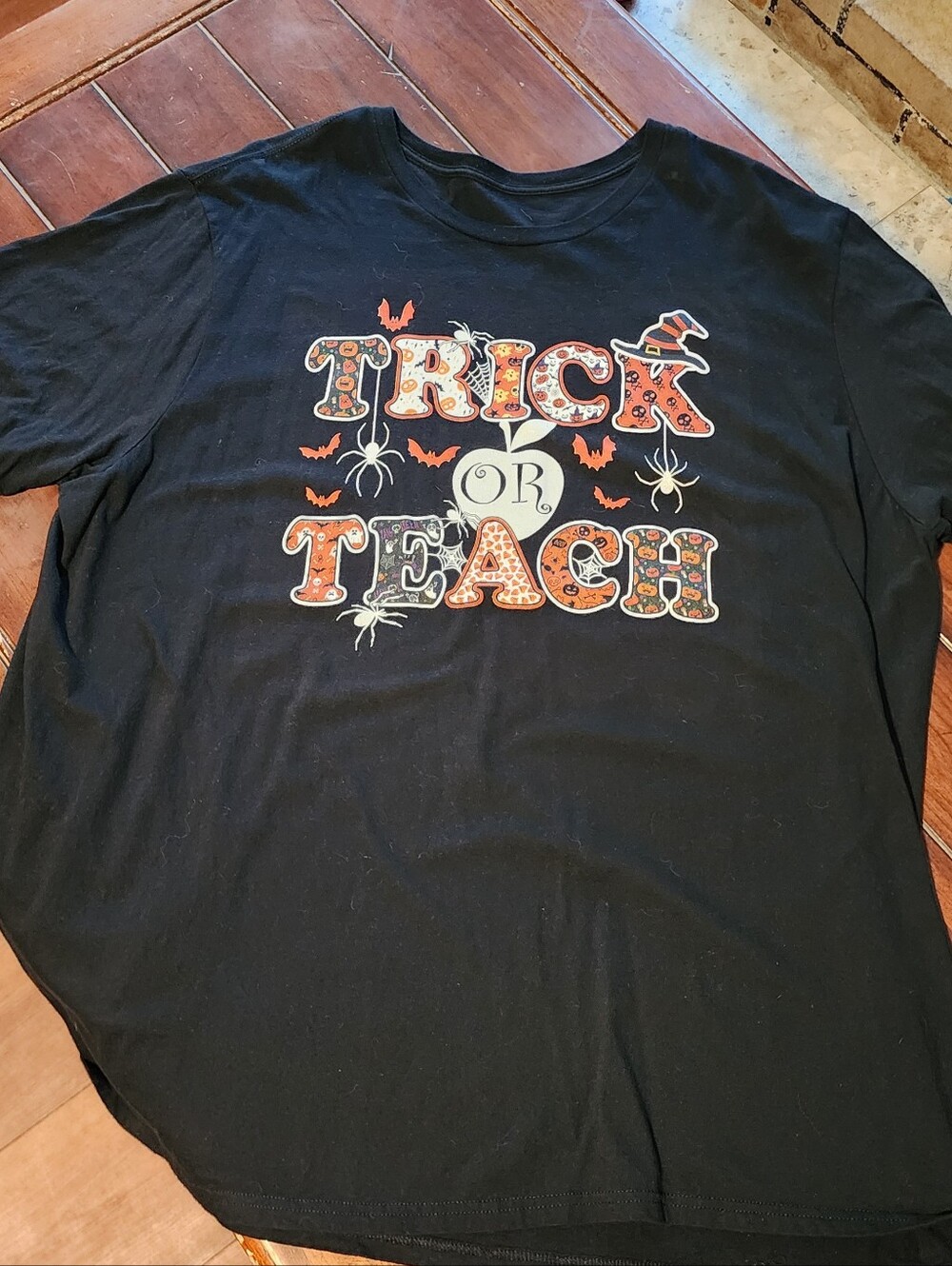 Unisex Black Halloween Graphic Tee
